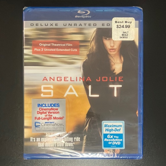 Other - SALT Deluxe Unrated Edition DVD Blu-Ray NEW Sealed